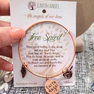 Earth Angel Free Spirit Copper Expandable Bracelet